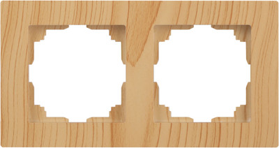 Рамка для выключателей и розеток INTRO Accent 6-502-11 / Б0063729 (сосна)