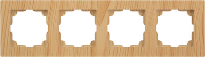 Рамка для выключателей и розеток INTRO Accent 6-504-11 / Б0063771 (сосна)