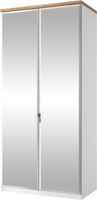 Шкаф Anrex Taurus 2DG HZ (белый/дуб вотан)