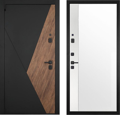 Входная дверь ГРАНИТ Геометрия 75 (96x207, левая)