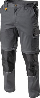 Брюки рабочие Hoegert Edgar / HT5K279-2-XL (серый)