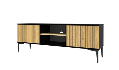 Тумба Интерлиния Linea-03 (дуб гринвич/черный)