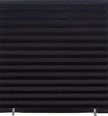 Штора-плиссе Рыжий кот Skandi Самоклеящаяся 120х180 / 109168 (черный)