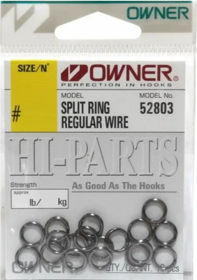 Набор заводных колец Owner Sprit Ring Regular Wire №3 / 52803-03 (20шт)