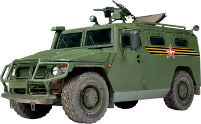 Сборная модель Звезда Российский бронеавтомобиль ГАЗ Тигр / 3668