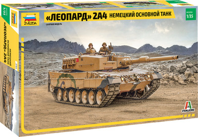 Сборная модель Звезда Немецкий основной танк Леопард 2А4 / 3703