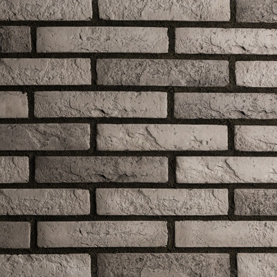 Декоративный камень гипсовый Stone Mill Кирпич Норд ПГД-1-Л 3506 (серый)