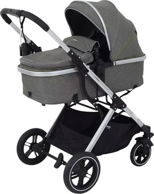 Детская универсальная коляска MOWbaby Jasper 3 в 1 / MB022 (Silver Green)