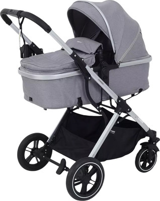 Детская универсальная коляска MOWbaby Jasper 3 в 1 / MB022 (Silver Grey)