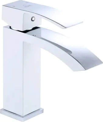 Смеситель Rose R1501F (белый/хром)