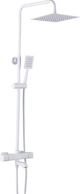 Душевая система со смесителем Shevanik S3096C (белый)