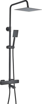 Душевая система со смесителем Shevanik S3096H (черный)