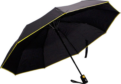 Зонт складной Rain Berry 734-1306.1 (черный/желтый)