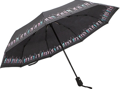 Зонт складной Rain Berry 734-21326.2 (черный/коты)