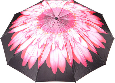 Зонт складной Rain Berry 734-23340.1 (черный/светло-розовый)