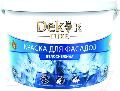 Краска Dekor Фасадная ВД-АК 111 ГОСТ (7кг)