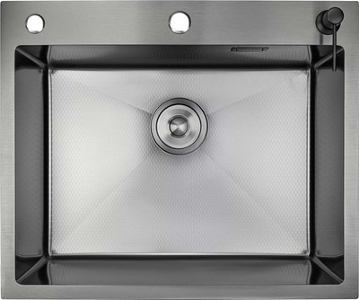 Мойка кухонная STELLAR S6050NB-D (3h) (нано черный)