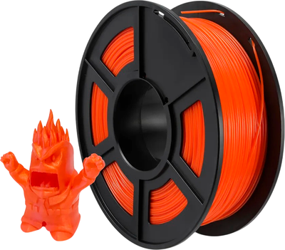 Пластик для 3D-печати NV Print NV-3D-PETG-ORANGE (1.75мм, 1кг, оранжевый)