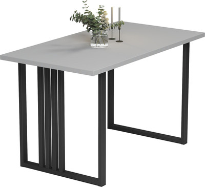 Обеденный стол Mio Tesoro Laim 100x60 (серый/черный)