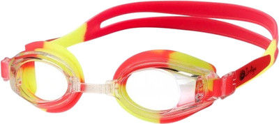 Очки для плавания Indigo Sport Perch 102 G (желтый/розовый)