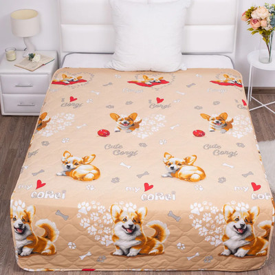 Покрывало Milanika Корги Детское 150x215 (поплин)