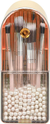 Органайзер для косметики Solmax&Home С жемчугом / SM90505 (бежевый)