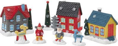 Набор статуэток Swed house Vintertid 34.56.7080
