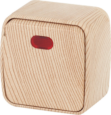 Выключатель INTRO Polo 3-102-11 / Б0036103 (сосна)