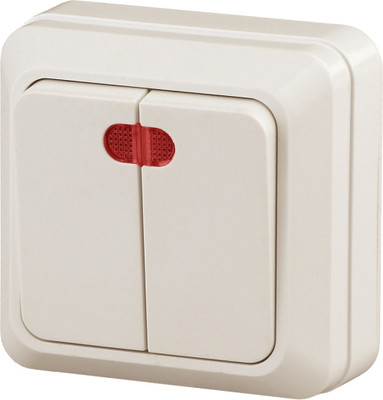Выключатель INTRO Quadro 2-105-02 / Б0053768 (слоновая кость)