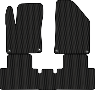 Комплект ковриков для авто Alicosta 2224_1 для Geely Belgee X50 I SUV 2023-н.в. (EVA соты, черный)