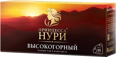 Чай пакетированный Принцесса Нури Высокогорный (25пак)
