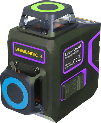 Лазерный уровень Ermenrich LV40 Pro / 84633 (фиолетовый)