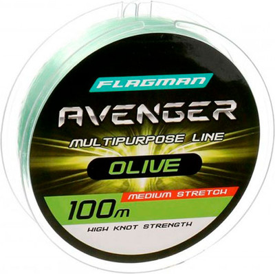 Леска монофильная Flagman Fishing Avenger Olive Line / FL04100022