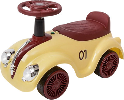 Каталка детская Amarobaby Retro AB24-7RT/0407 (желтый/красный)