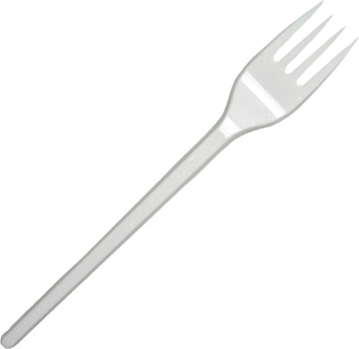 Набор одноразовых вилок Паксервис Эко Биополимер 180мм / 288557 (200шт, белый)