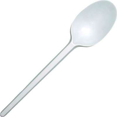 Набор одноразовых ложек Паксервис Эко Биополимер 180мм / 288555 (200шт, белый)