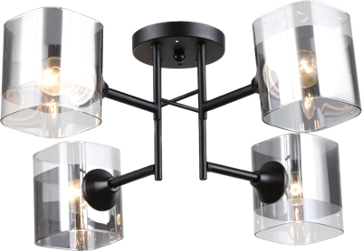 Потолочный светильник Mirastyle SX-N-2215/4 BK