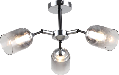 Потолочный светильник Mirastyle SX-N-2230/3 CH+BK