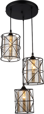 Потолочный светильник Mirastyle SX-N-3747/3H BK