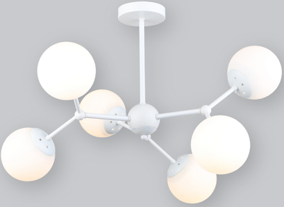 Потолочный светильник Mirastyle SX-N-6097/6 WT+CH