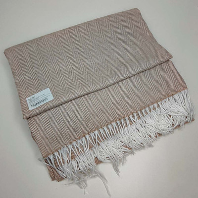 Плед Vladi Милан 150x200 / 50290 (белый/бежевый)