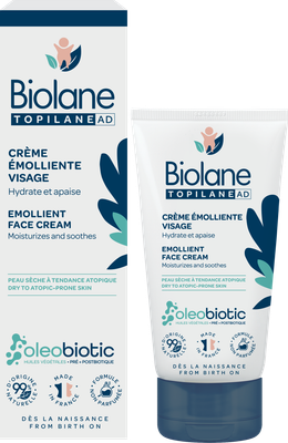 Крем детский Biolane Topilane Смягчающий для лица (50мл)