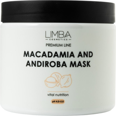 Маска для волос Limba Cosmetics Premium Line Macadamia and Andiroba (500г)