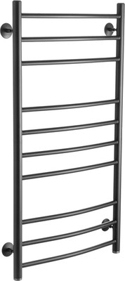 Полотенцесушитель водяной Ростела Свирель D 50x100/10 1" (Ral 9005, нижнее подключение)