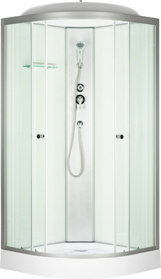 Душевая кабина Saniteco BST-180W (80x80, белый/прозрачное стекло)