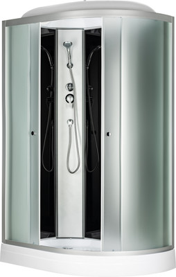 Душевая кабина Saniteco BST-120BL (120x80, черный/матовое стекло)