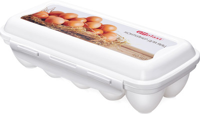 Контейнер Эльфпласт Для хранения яиц / EP361-1 (белый)