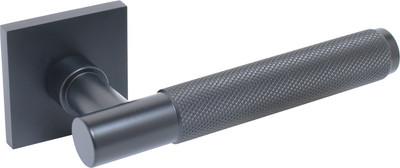 Ручка дверная БУЛАТ Ферона РФ 02.02 (матовый черный)