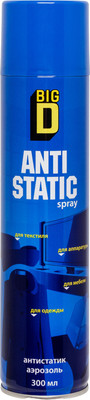 Антистатик для одежды Big D для одежды и техники (300мл)