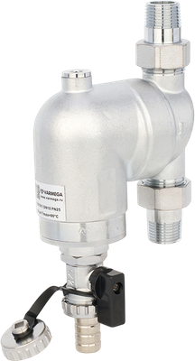 Магистральный фильтр Varmega Сетчатый промывной поворотный 1/2" НР-НР / VM21811 (с разъемными соединениями)